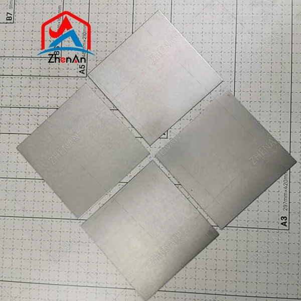 Ni Nickel Sheet 130 X 130 mm X 0.13 mm high quality